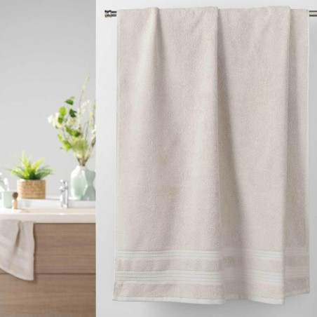 TOALLA DE BAÑO 90X150CM BEIGE