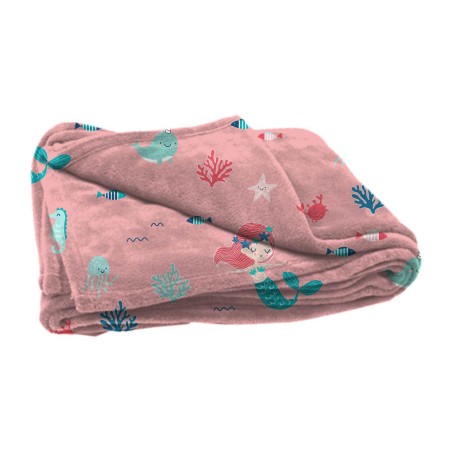 MANTA POLAR 125X150CM ROSA