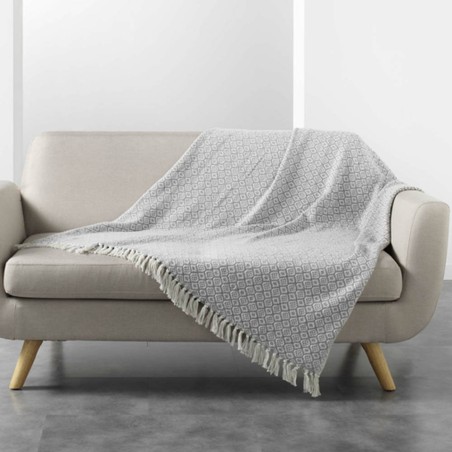 MANTA PLAID 125X150CM GRIS