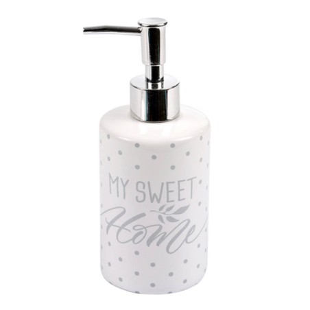 JUEGO DE BAÑO- LUNARES 3 PIEZAS BLANCO