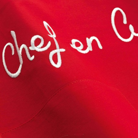 DELANTAL DE COCINA ROJO - CUISTROT