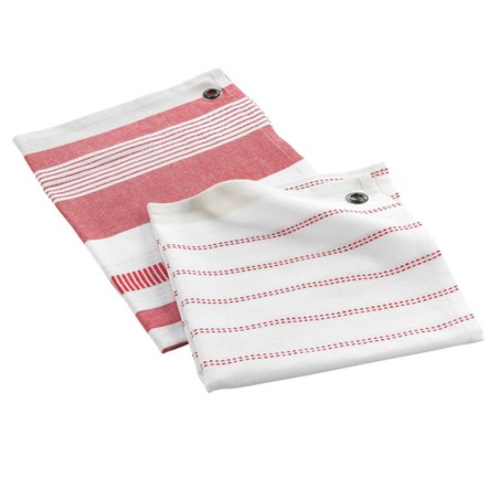SET 2 PAÑOS DE COCINA ROJO