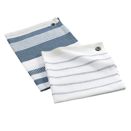 SET 2 PAÑOS DE COCINA AZUL