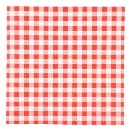 20 SERVILLETAS DE PAPEL VICHY ROJO