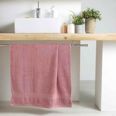 TOALLA DE DUCHA ROSA 70X130CM