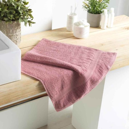 TOALLA LAVABO ROSA 50X90CM