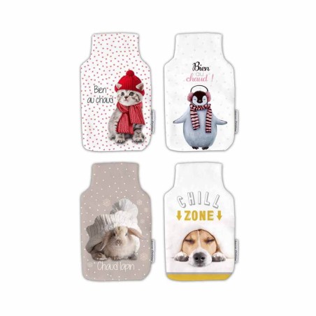 FUNDA BOLSA AGUA ANIMAL 21X34CM 