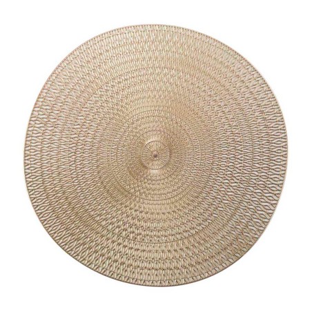 MANTEL INDIVIDUAL ORO 38CM CALADO