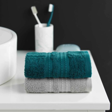 Toalla tocador 30x50cm Azul tormenta Excellence bio