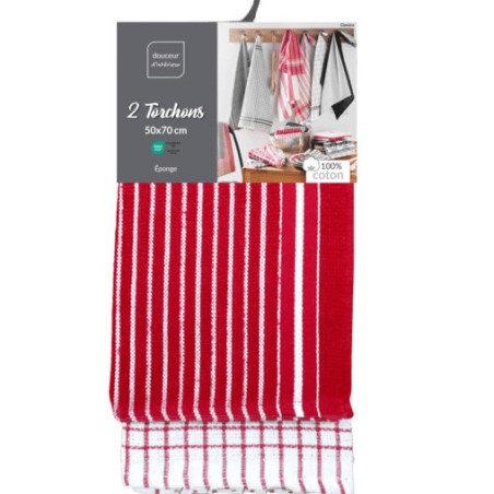 Paños de cocina Rojos