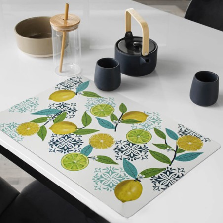 Mantel individual pvc limones