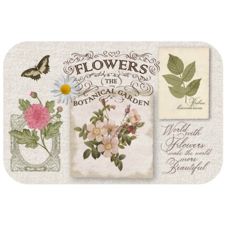 Mantel individual pvc botanico