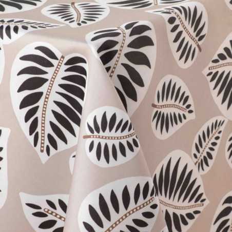 Mantel antimanchas hojas 150x200cm