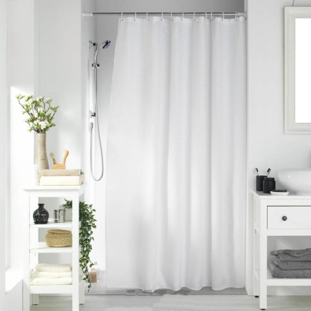 Cortina de baño blanca 180x200cm