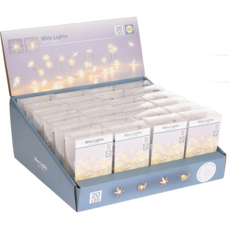 GUIRNALDA DECORATIVA - 20 LUCES LED