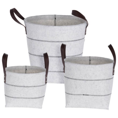 CESTO FIELTRO BLANCO ASAS 23,5X27CM