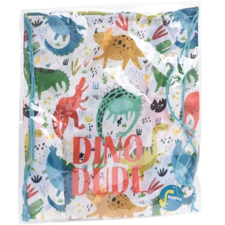 MOCHILA DINO CUERDAS 