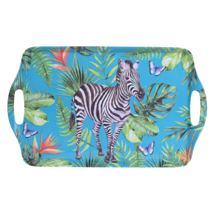 BANDEJA MELAMINA 38X23CM SAFARI