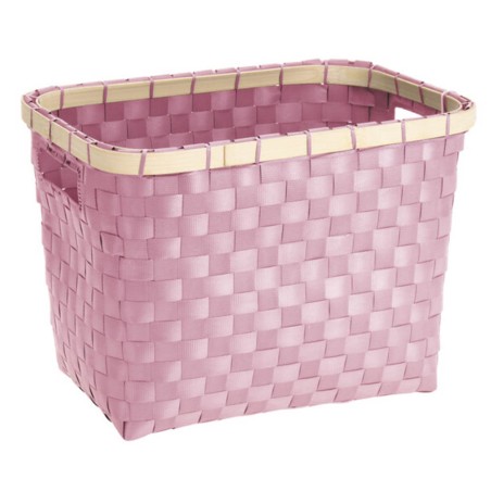 CESTO ALMACENAJE BAMBÚ-22X31X21 2 COLORES