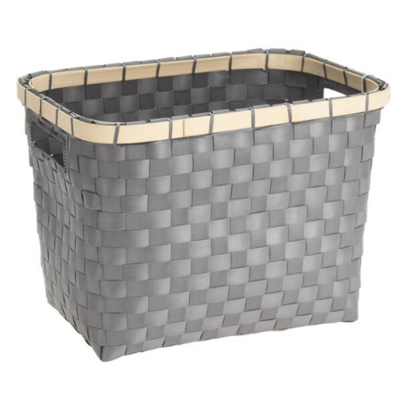 CESTO ALMACENAJE BAMBÚ-22X31X21 2 COLORES