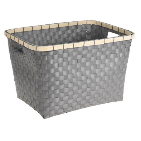 CESTO ALMACENAJE BAMBÚ-26X41X31 2 COLORES