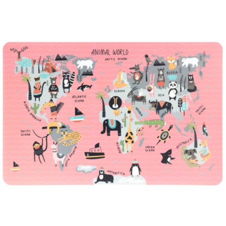 Mantel infantil mundo+diseños 43x28cm