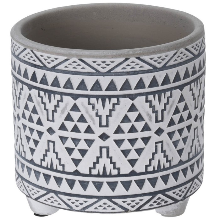 MACETA CERAMICA 12X11CM ETNICA