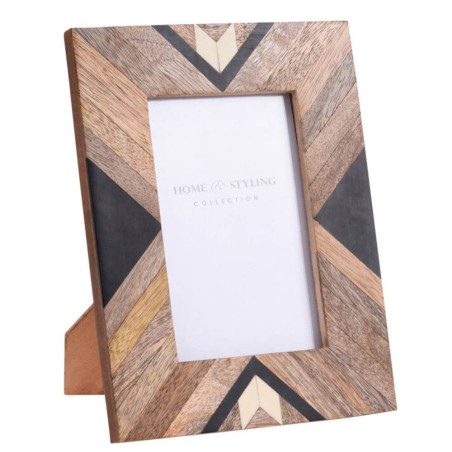 PORTAFOTO MADERA NEGRO 17X22CM