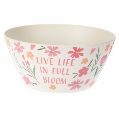 BOWL FLORES FIBRA BAMBÚ 700ml