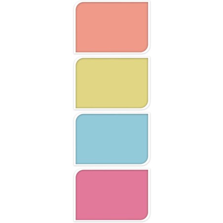 RELOJ PARED 23CM COLORES 