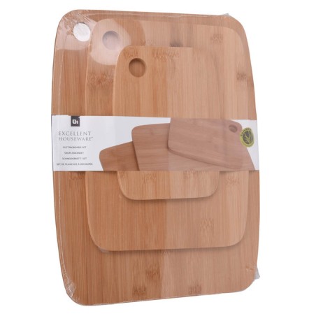SET 3 TABLAS DE CORTE BAMBU