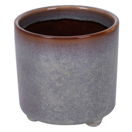 MACETA DECORATIVA PATITAS 12X12.5CM 3 COLORES