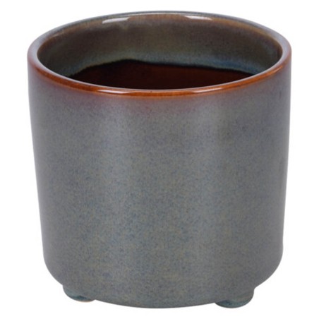 MACETA DECORATIVA PATITAS 12X12.5CM 3 COLORES