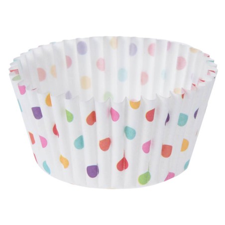 CÁPSULAS PARA CUPCAKES - LUNARES 60UND
