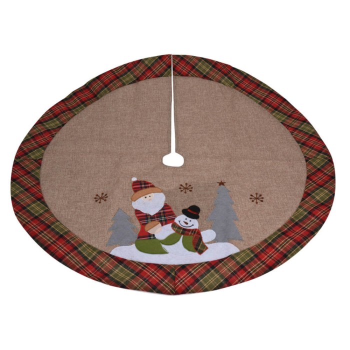 FALDA ARBOL NAVIDAD 90CM YUTE