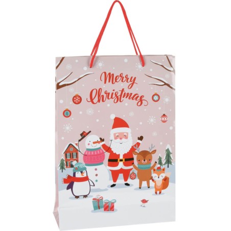 BOLSA REGALO NAVIDAD 34X25CM