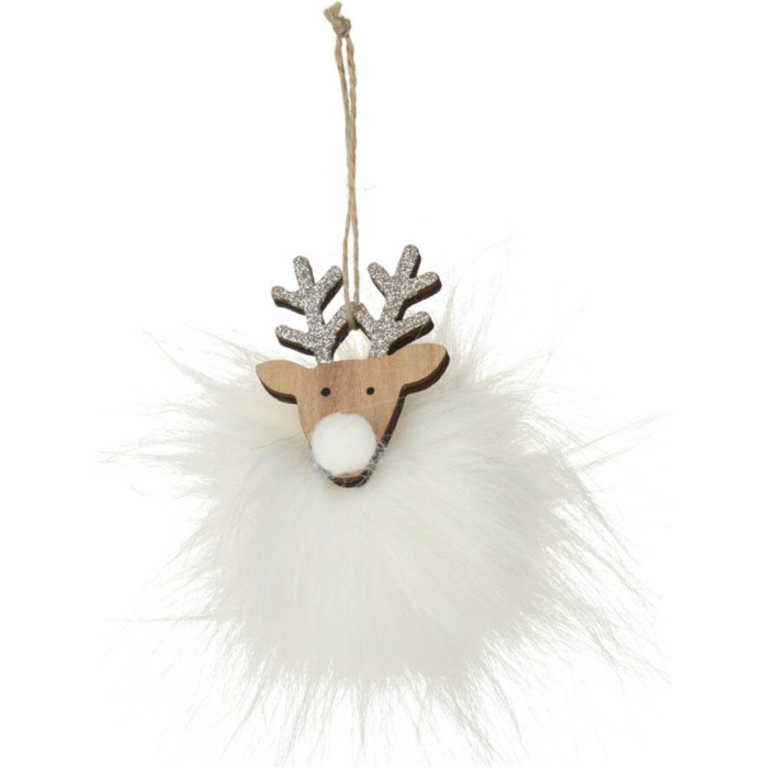 DECORACIÓN ÁRBOL NAVIDAD - RENO POMPÓN