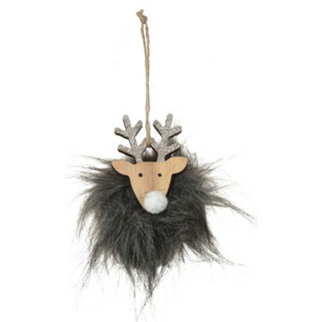 DECORACIÓN ÁRBOL NAVIDAD - RENO POMPÓN