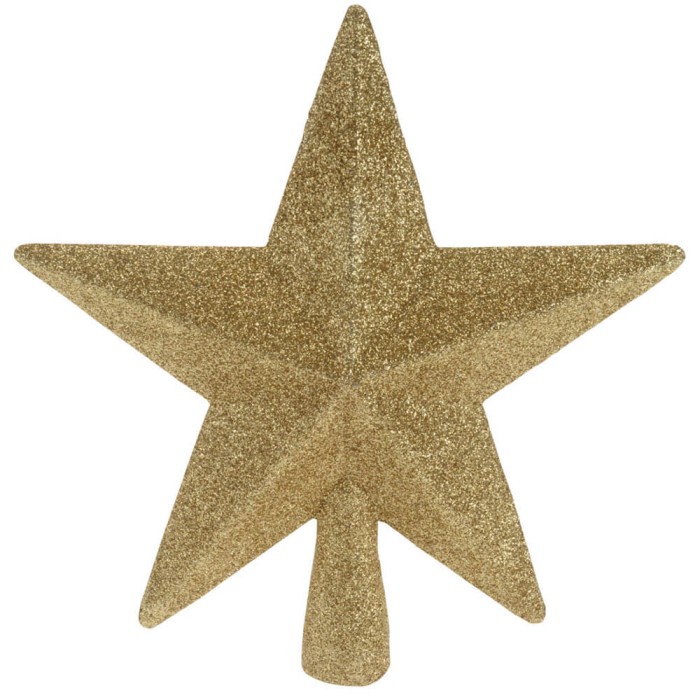 ESTRELLA ARBOL NAVIDAD 19CM ORO