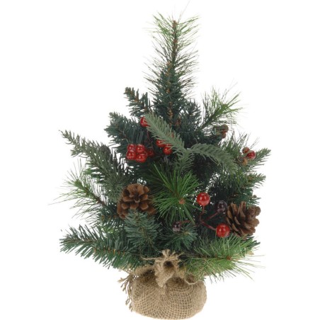 ARBOL NAVIDAD 30CM PIÑAS