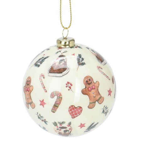 Bola Navidad retro 7cm