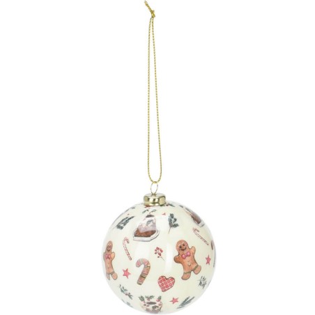 Bola Navidad retro 7cm