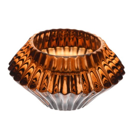 Portavelas de cristal -  3 colores