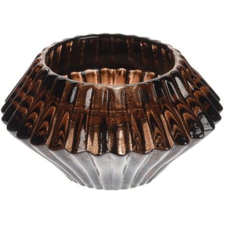 Portavelas de cristal -  3 colores