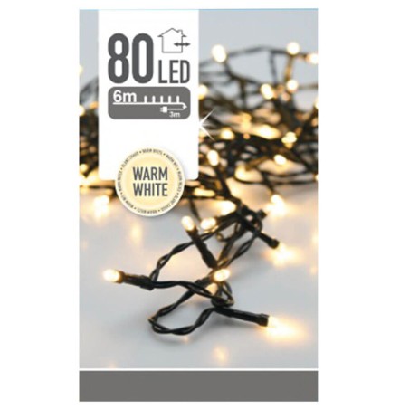 Guirnalda de luces - 80 luces blanco cálido