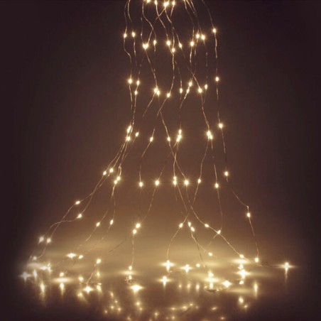 Guirnalda de luces - 200Led blanco cálido