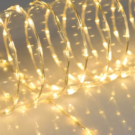 Guirnalda de luces - 80Led blanco cálido