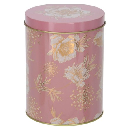 Bote cocina redondo - flores 11x14,5cm