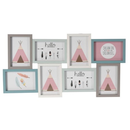 Marco de fotos múltiple 8 fotos 10x15cm