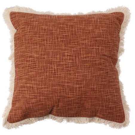 Cojín cuadrado flecos 45x45cm